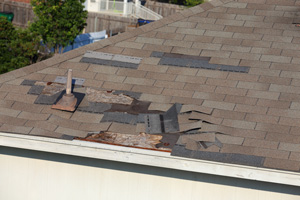 damaged roof