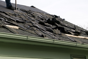 damaged roof